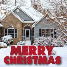 Merry Christmas Yard Letters -  picture