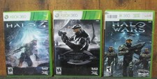 Halo CE Anniversary + Halo 4 + Halo Wars Lot Bundle Combo - Excellent - Tested picture