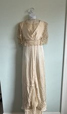 Vintage Titanic Era Wedding Dress (ca 1912) Edwardian Antique picture