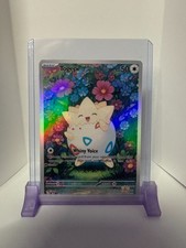 Handmade Togepi Custom Fan Art Card - Unofficial Holo Collectible picture
