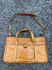 Hartmann Vintage Original Belting Leather Briefcase Expandable Luggage picture