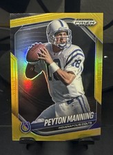 2025 Panini Prizm Black - Peyton Manning #71 Gold Prizm /10 picture