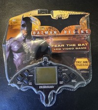 Rare 2005 Techno Source Batman Begins Fear The Bat LCD Game NEW & SEALED picture