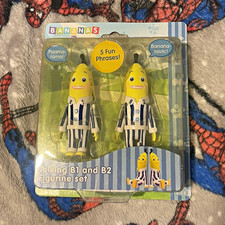 2012 Bananas in Pyjamas Talking B1 B2 Figurine Set 1221 NEW Sealed Rare picture