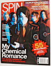 Spin Magazine June 2005 My Chemical Romance Oasis AC/DSHE Lez Zep...no label picture