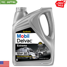 Mobil Delvac Extreme Heavy Duty Full Synthetic Diesel Engine Oil 10W-30, 1 Gal picture