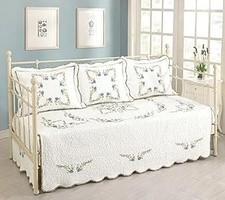 MODERN HEIRLOOM Collection Heather Daybed 3-piece Cover B01E6BERAM - Natural picture
