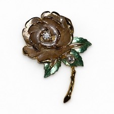 Princess Diana England’s Rose Memorial Brooch Pin Vintage 1997 R.J. Graziano picture
