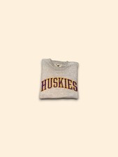 Vintage Washington Huskies NCAA Oarsman pullover crewneck sweatshirt large picture