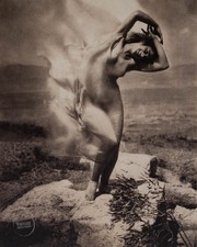 VTG Edward Steichen Therese Duncan Acropolis Athens Art Portrait 1921 Mat 14x16 picture