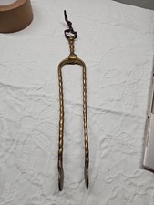 Antique 18th Century Brass English Fireplace Tool 11.5