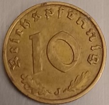 1938J German Third Reich 10 Reichspfennig  picture