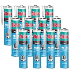 Akfix Auto Body Seam Sealer Black Automotive Metal Construction PU Sealant 12Pk picture