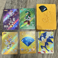 Wendy’s Sonic x Wendy’s 35th Anniversary Trading Cards & Box Sonic Tails picture