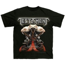Testament Classic Bay Area Thrash Metal Band Black Music Fan T-Shirt picture