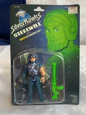 1987 Kenner SilverHawks STEELWILL Ultrasonic Suit Action Figure in Blister Pack picture