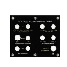 Capital Plastics Complete 1903-1926 Commemorative Gold Coin Display picture