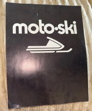 Vintage 1972 Moto-Ski Snowmobile Sales Brochure picture