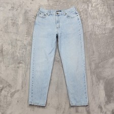 Vintage Lizwear Liz Claiborne Jeans Womens 30 Blue High Rise Tapered Relaxed Mom picture