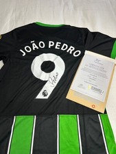 Joao Pedro hand signed Brighton Shirt with COA picture