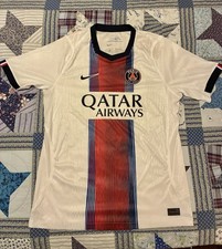 PSG Kvicha Kvaratskhelia #7 26/27 White Nike Jersey Size Large picture