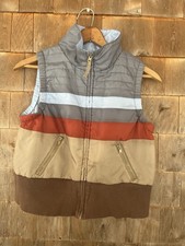 Vintage Ocean Pacific OP Junior 11/13 Fits Women Small Stripe ZipUp  picture