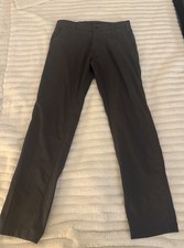 Lululemon ABC Slim Fit Commission Swift Cotton Pants Mens 32x30 Gray Stretch picture