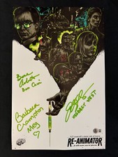 Fearsome Figures exclusive custom **Limited Edition** Re-Animator cast signed 11 picture