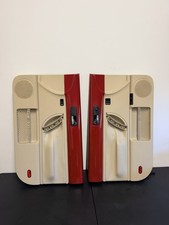 1998-2010 VW BEETLE DOOR PANELS LH RH RED & BEIGE OEM picture