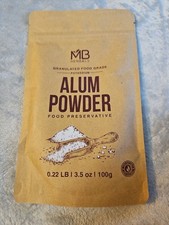 MB Herbals Alum Powder 100 Gram (3.5 Oz) A1 Granulated Food Grade Potassium Alum picture