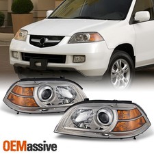 Fit 04-06 Acura MDX Headlights Headlamps Replacement Left+Right Pair 2004-2006 picture