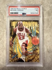 1996-97 Skybox Z-Force - Zupermen Michael Jordan #179 Chicago Bulls PSA 7 NM picture