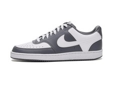 Nike MENSNIKE COURT VISION LO NN PCOOL GREY/WHITE-WHITE *ALL SIZES* picture