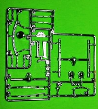 Gasser Front Axle Rear End 1955 Chevy Bel Air 1/25 AMT Traction Bars Chrome Tank picture