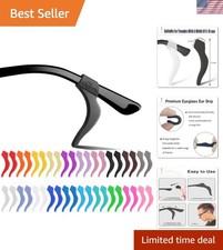 20 Pairs of Multicolor Silicone Eyeglass Ear Grips - Secure & Comfortable Fit picture