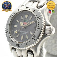 [N MINT] TAG HEUER Professional S99.208M Gray Dial 24mm Date Quartz Womens Watch picture