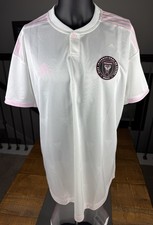 MLS Adidas Mens XL Miami International Soccer Jersey Shirt White AeroReady picture
