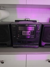 JVC PC-XC20 /  PC-XC20BK  Shop Radio Stereo Boombox 3 Disc CD Changer Cassette picture