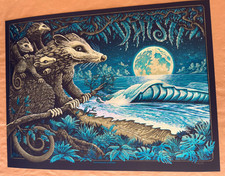 Phish Mexico Riviera Maya 2024 Pete Schaw Possum Foil Poster #144/400 picture