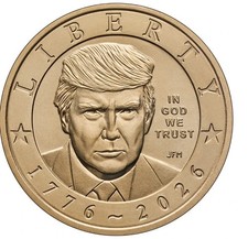 1 Roll 25 Coins 2026 Donald J. Trump Dollar Uncirculated  picture
