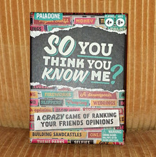 Paladone So You Think You Know Me? Trivia Card Game (BRAND NEW & SEALED) picture