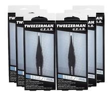 Tweezerman G.E.A.R. Ingrown Hair Splinter Tweeze (Black)  Set of 6 picture