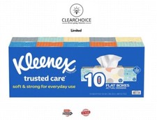 Kleenex Trusted Care Everyday Facial Tissues, Family Box - 10 Boxes - 230 Per... picture