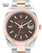 Rolex Datejust 41 126331 Chocolate Dial Steel Rose Gold Automatic Watch  picture