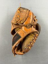 Vintage Sears 16121 Baseball Glove Top Grain Cowhide Flex Action Taiwan Leather picture