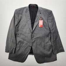 NEW Linea Uomo 54R Gray Stretch Wool Executive Fit Performance Blazer Sport Coat picture