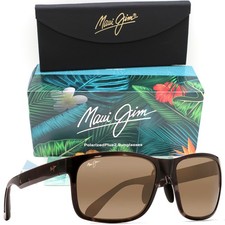 NEW Maui Jim RED SANDS Polarized Square Sunglasses Tortoise / Bronze MJ0432S-002 picture