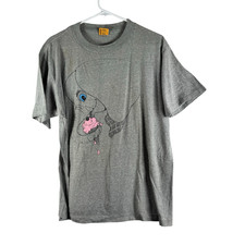 Vintage 1976 Plus Elephant eating Ice cream Cone Gray Single Stitch Tshirt Shirt picture