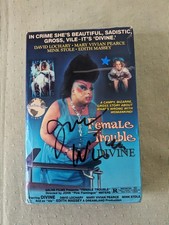 Female Trouble vintage VHS Big Box Continental Video Signed by John Waters picture