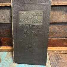 One Hundred and One Famous Poems With a Prose Supplement 1924 Hardcover Book. picture